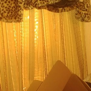 Faux fur leopard print jacket. Size small. Never w